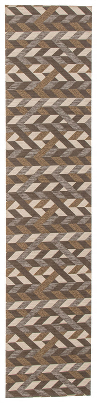 Carpette Bellezza brun foncé 2 pi 2 po x 16 pi 0 po