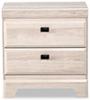 Table de nuit Yorkdale de 23,5 po (L) x 24,7 po (H) à 2 tiroirs, fabriquée au Canada - blanche