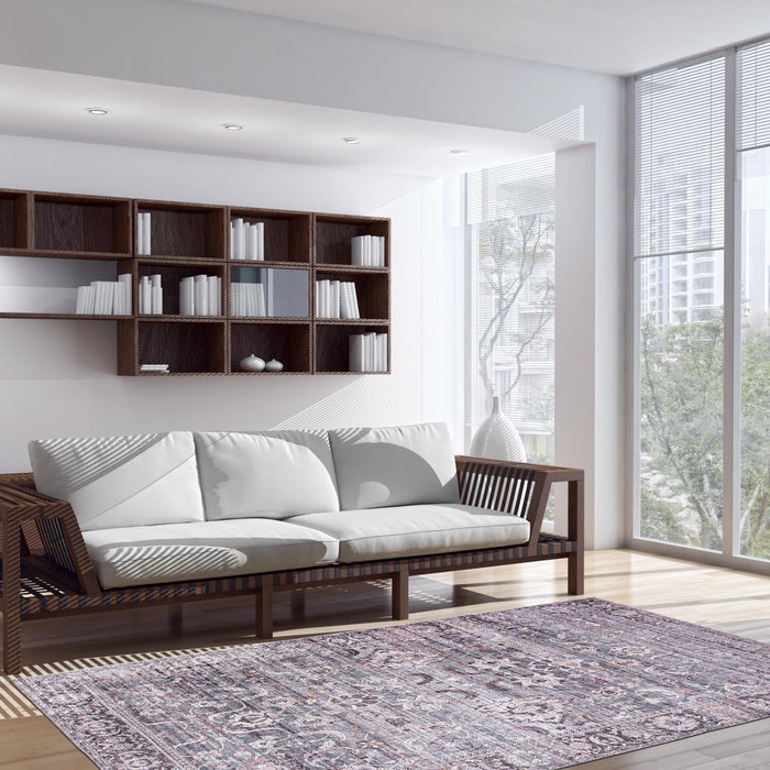 Carpette Boann grise 5 pi 3 po x 8 pi 0 po