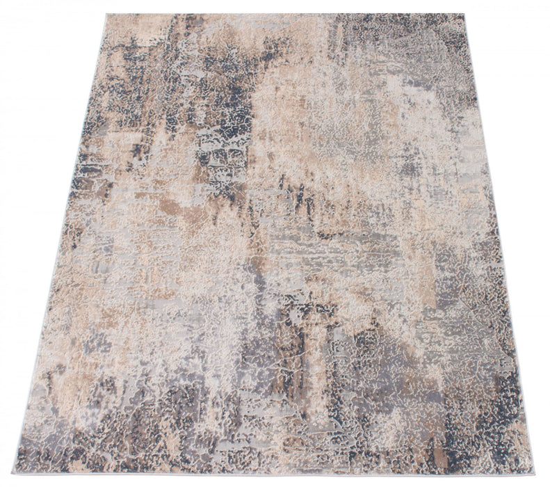 Carpette Talitha grise 3 pi 11 po x 5 pi 11 po