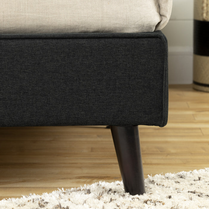 Gravity Lit complet rembourré Grand - Charbon mat