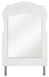 Miroir de commode de chambre à coucher Diamond Dreams pour enfants - blanc
