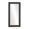 Miroir à appuyer au mur gris - 33 po x 67 po