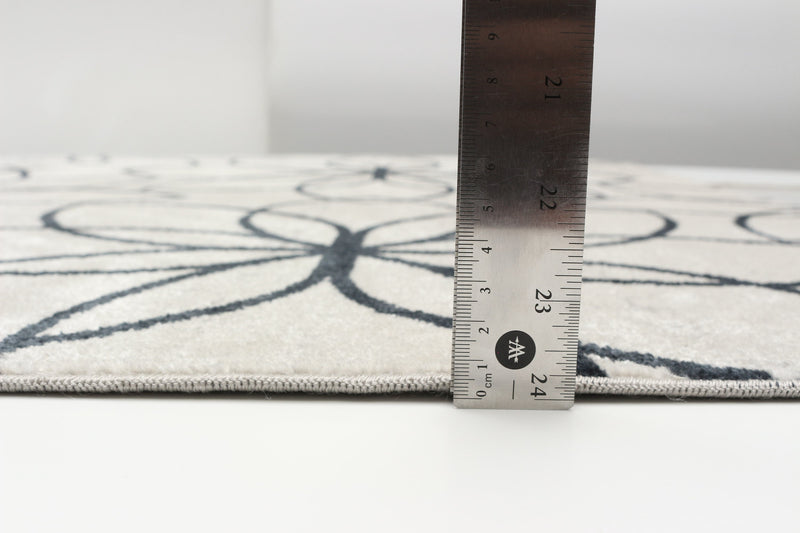 Carpette Terali ivoire lavable à la machine - 6 pi 0 po x 9 pi 0 po