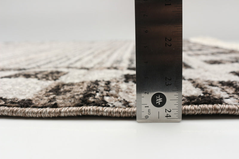 Carpette Vera Quattro ivoiregrise - 7 pi 10 po x 10 pi 5 po