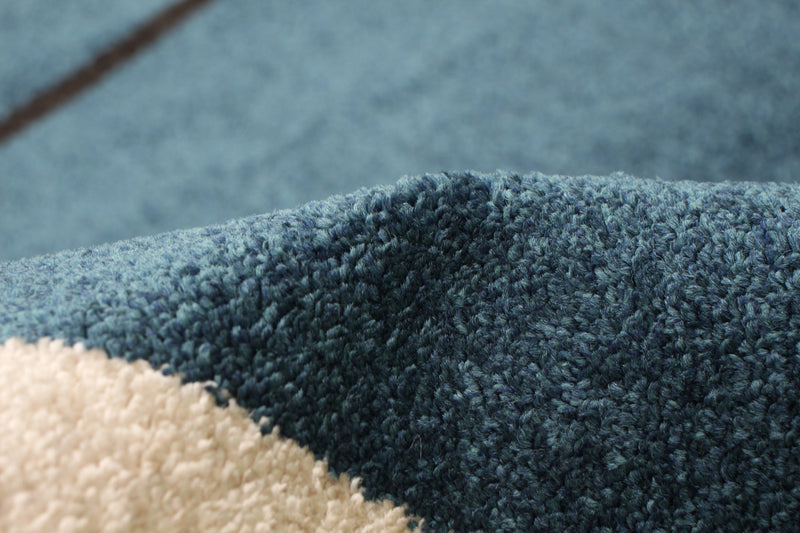 Carpette Carson bleu - 7 pi 10 pox 10 pi 2 po