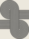 Œuvre d’art murale Giant Art « Simplicity Xv » 72 x 54