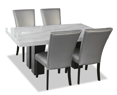 Cami 5-Piece Dining Set - Grey