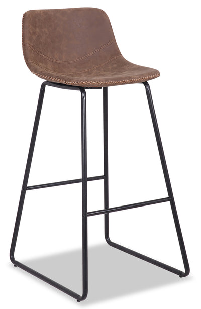 Coty Barstool - Brown - {Modern} style Bar Stool in Brown {Metal}