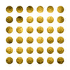 Œuvre d’art murale Giant Art « Golden Spots White » 54 x 54