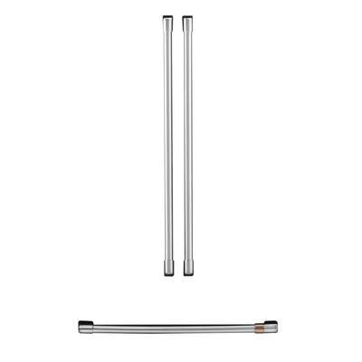 Café French-Door Refrigerator Brushed Stainless Steel Handle Set - CXMA3H3PNSS - Accessory Kit in Brushed Stainless Steel