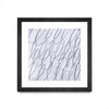 Œuvre d’art murale encadrée noire et mate « Contemplating Style » 36 x 36