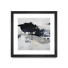 Œuvre d’art murale encadrée noire et mate « Big Bonanza » 36 x 36