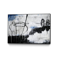 Œuvre d’art murale sur toile encadrée noire « About That Twirl » 36 x 24
