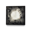 Œuvre d'art murale sur toile encadrée noire « Positives And Negatives Ii » 20 x 20