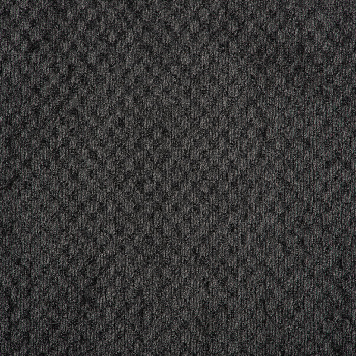 Sofa-lit double Febe de 85 po de format condo fabriqué au Canada en tissu de chenille avec accoudoirs évasés - gris anthracite