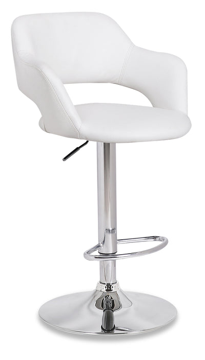 Finn Bar Stool - White - {Modern} style Bar Stool in White {Metal}