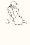 Œuvre d’art murale Giant Art « Contour Figure 4 » 84 x 54