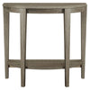 Console d’apparence bois taupe foncé