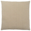 Coussin 1 pièce abstrait à pois gris et doré