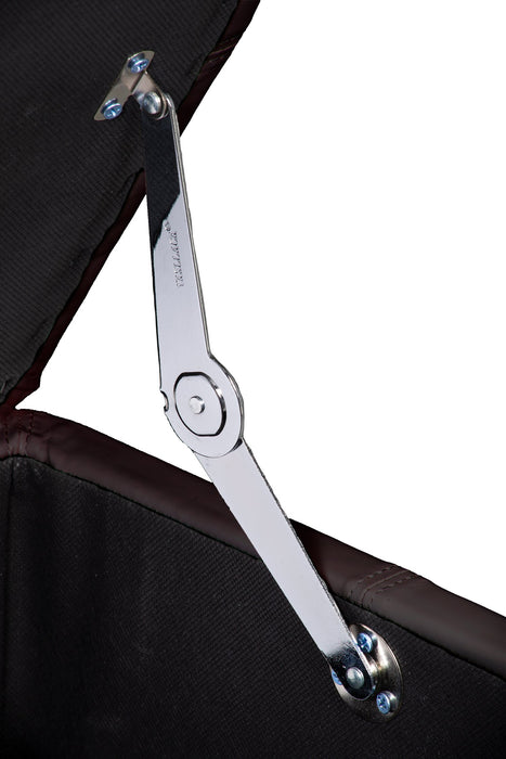 Pouf de rangement Jackson de 39 po - similicuir brun