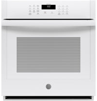 Four mural électrique GE de 4,3 pi³ avec autonettoyage et système de gestion de la température TrueT…