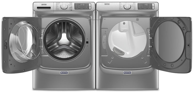 Laveuse frontale 5,8 pi3 Extra Power et sécheuse électrique intelligente 7,3 pi³ Maytag - ardoise