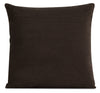 Coussin décoratif en polyester texturé - Plush chocolat
