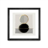 Œuvre d’art murale encadrée noire et mate « Dream Life Inspired I » 30 x 30