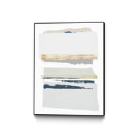 Œuvre d'art murale sur toile encadrée noire « Boulevard I » 30 x 40