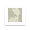 Œuvre d’art murale encadrée blanche et mate « Sea Coral Ii » 30 x 30