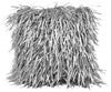 Coussin décoratif Stringy 16 po - gris