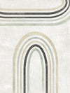 Œuvre d’art murale Giant Art « Modern Arc In Color Iii » 72 x 54