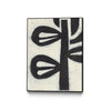 Œuvre d'art murale sur toile encadrée noire « Symbiotic V » 24 x 32