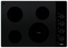 Surface de cuisson électrique Whirlpool de 30 po à 4 éléments - noire - WCE55US0HB