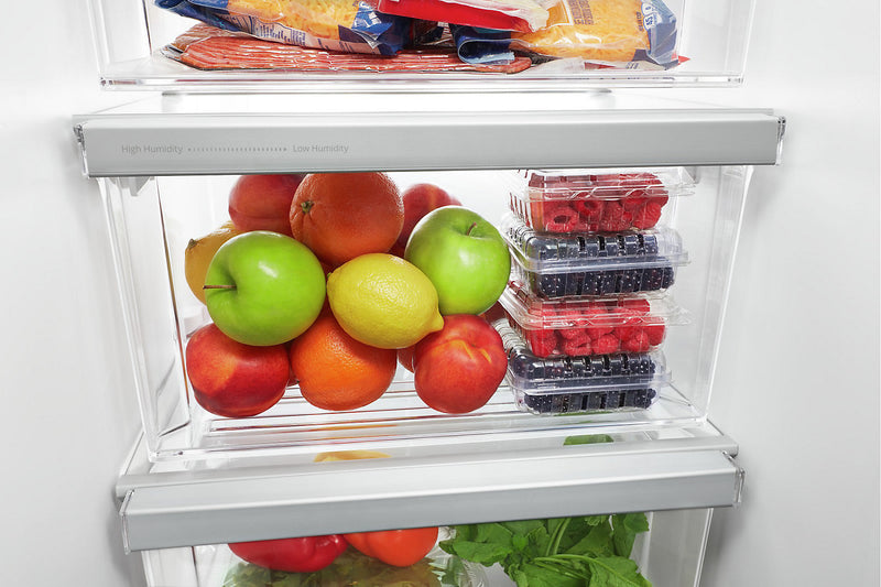 Réfrigérateur Whirlpool de 21 pi³ et de 33 po à compartiments juxtaposés - noir - WRS321SDHB