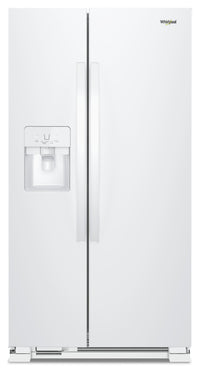 Réfrigérateur Whirlpool de 25 pi³ et de 36 po à compartiments juxtaposés - blanc - WRS325SDHW