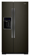 Réfrigérateur Whirlpool de 21 pi³ et de 36 po à compartiments juxtaposés - acier inoxydable noir - WRS571CIHV