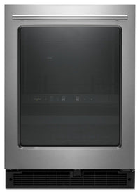 Refroidisseur à boissons Whirlpool de 5,2 pi³ et de 24 po sous le comptoir - acier inoxydable résist…