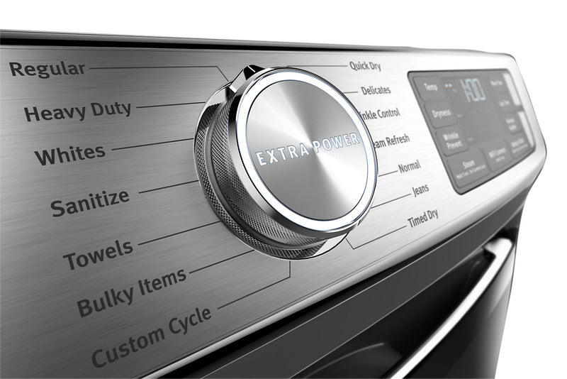 Sécheuse électrique intelligente Maytag de 7,3 pi³ avec vapeur - ardoise métallique - superposable - YMED8630HC