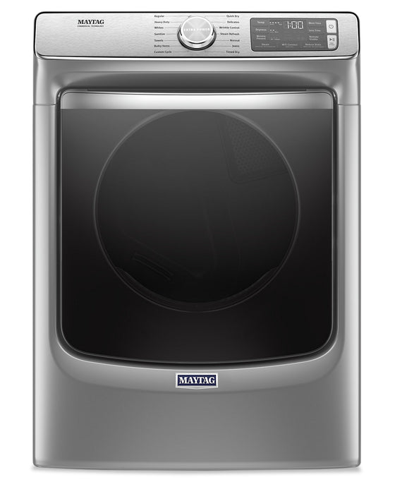 Sécheuse électrique intelligente Maytag de 7,3 pi³ avec vapeur - ardoise métallique - superposable - YMED8630HC