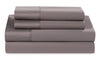 Ensemble de draps Hyper-Cotton BEDGEARMD 4 pièces pour lit double - gris