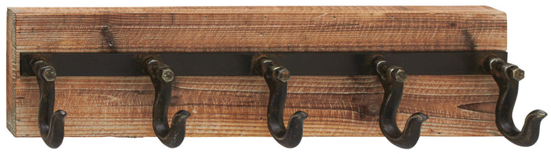 Crochets muraux en métal – 24 po x 6 po