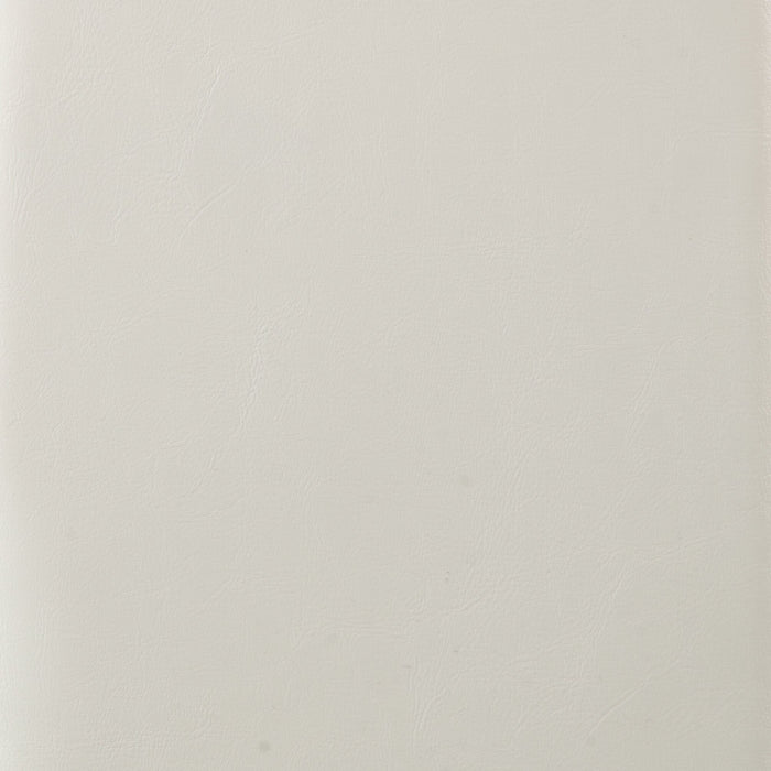 Lit rembourré Chase en tissu de cuir végétalien blanc - format grand lit