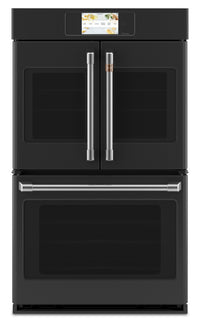 Four mural double électrique Café de 10 pi³ et de 30 po avec convection européenne véritable - noir …