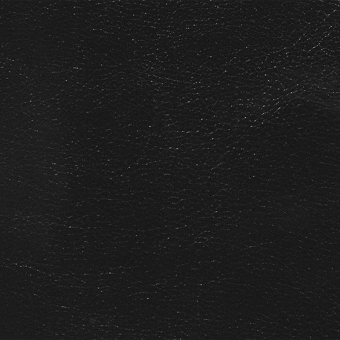 Fauteuil Curt de 41 po en cuir véritable avec capitonnage à boutons - noir