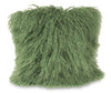 Coussin décoratif Mongolian 16 po - vert amazone