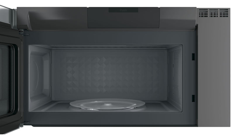 Four à micro-ondes à hotte intégrée Profile de 2.1 pi³ avec technologie Chef Connect et 400 pi³/min - acier inoxydable - PVM2188SJC