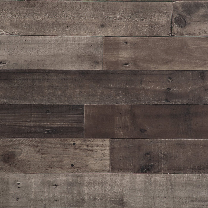 Lit à panneaux Derekson avec tête de lit et cadre de lit, gris - format grand lit