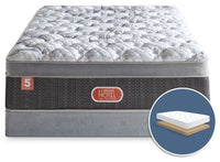 Ensemble moelleux à Euro-plateau à profil bas Hotel Diamond 5 de Beautyrest pour lit double